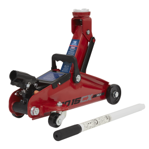 Sealey Short Chassis Trolley Jack 1.5 Tonne (1015CX)