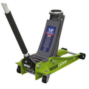 Sealey Low Profile Rocket Lift Trolley Jack 2.25 Tonne - Green (2001LEHV)