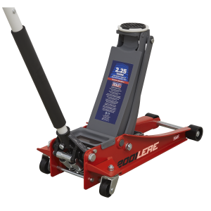 Sealey Low Profile Trolley Jack with Rocket Lift 2.25 Tonne - Red (2001LERE)