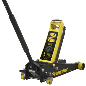 Sealey Premier Low Profile Trolley Jack with Rocket Lift 3 Tonne - Yellow (3040AY)