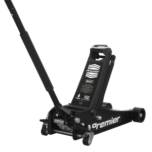 Sealey Premier Low Profile Trolley Jack with Rocket Lift 4 Tonne - Black (4040AB)