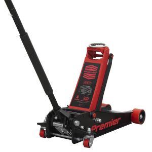 Sealey Premier Low Profile Trolley Jack with Rocket Lift 4 Tonne - Red (4040AR)
