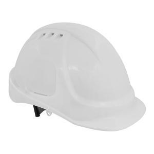 Sealey Worksafe® Vented Safety Helmet - White (502W)