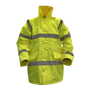 Sealey Worksafe® Hi-Vis Yellow Jacket with Quilted Lining - X-Large (806XL)