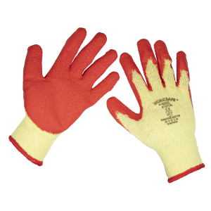 Sealey Worksafe® Super Grip Knitted Gloves with Latex Palm, X-Large - Pack of 120 Pairs (9121XL/B120)