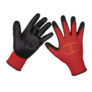 Sealey Worksafe® Nitrile Foam Gloves, Large - Pair (9125L)