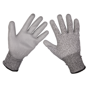 Sealey Worksafe® Anti-Cut PU Gloves (Cut Level C), X-Large - Pair (9139XL)