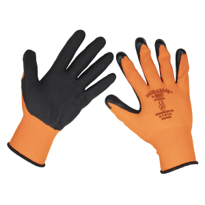 Sealey Worksafe® Foam Latex Gloves, X-Large - Pack of 12 Pairs (9140XL/12)
