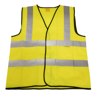 Sealey Worksafe® Hi-Vis Yellow Waistcoat - Medium (9804M)