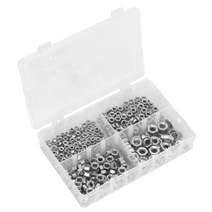 Sealey Steel Nut Assortment M5-M10 370pc (AB028SN)