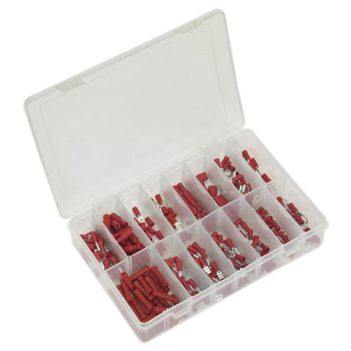 Sealey Crimp Terminal Assortment 260pc - Red (AB039RT) - Image 2