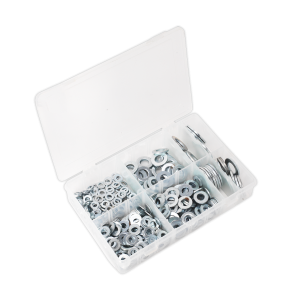 Sealey Flat Washer Assortment M6-M24 Form C 495pc (AB056WC)