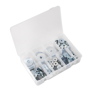 Sealey Zinc Plated Repair Washer Assortment M5-M10 240pc (AB059RW)