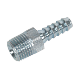 Sealey PCL Screwed Tailpiece Male 1/4"BSPT - 1/4" Hose - Pack of 5 (AC08)