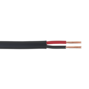 Sealey 8.75A Thick Wall Flat Twin Automotive Cable 30m - Black (AC1430TWTK)