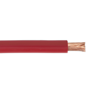 Sealey 10m Automotive Starter Cable 196/0.40mm 25mm² 170A - Red (AC25SQRE)