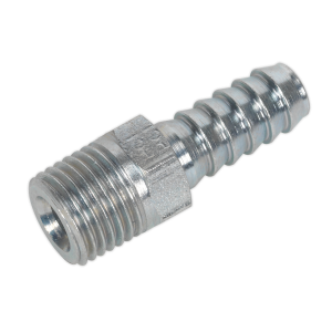 Sealey PCL Screwed Tailpiece Male 1/4"BSPT - 5/16" Hose - Pack of 5 (AC39)