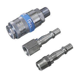 Sealey PCL Air Tool Coupling Kit 1/4"BSPT 3pc (AC60)