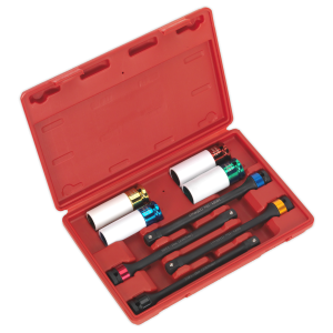 Sealey Torque Stick & Aluminium Wheel Impact Socket Set 1/2"Sq Drive 8pc (AK2243)
