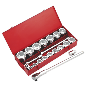 Sealey Premier Socket Set 1"Sq Drive 22pc (AK261)
