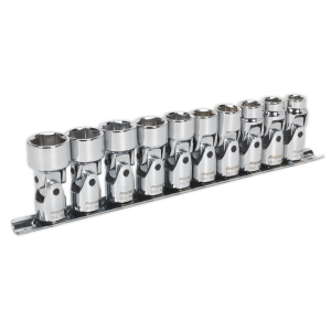 Sealey Premier Universal Joint Socket Set 3/8"Sq Drive 10pc (AK2710)