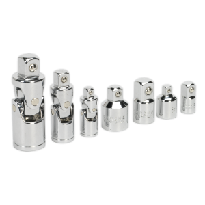 Sealey Premier Universal Joint & Socket Adaptor Set 7pc (AK2737)