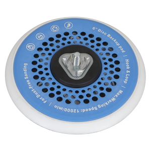 Sealey Universal Dust-Free Stick-On DA Backing Pad 150mm x 5/16"UNF & M8 (AK289)