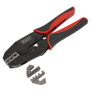 Sealey Ratchet Crimping Tool Interchangeable Jaws (AK3857)
