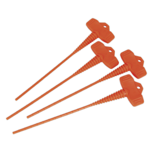 Sealey Applicator Nozzle Stopper - Pack of 4 (AK391)
