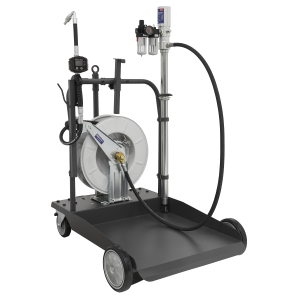 Sealey Air Operated Oil Dispensing System with 10m Retractable Hose Reel (AK4562D)