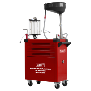 Sealey Mobile Multifunction Oil Station with 61pc Tool Set (AK470DX)