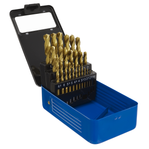 Sealey HSS Fully Ground Drill Bit Set 25pc - DIN 338 (AK4725)