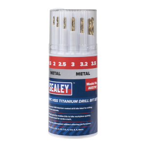 Sealey HSS Titanium Drill Bit Set 11pc (AK5701)