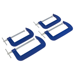 Sealey G-Clamp Set 150mm & 200mm 4pc (AK6006SET)