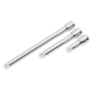 Sealey Premier Extension Bar Set 1/2"Sq Drive 3pc (AK6350)