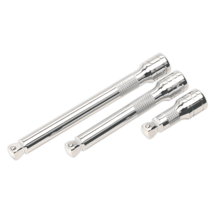 Sealey Premier Wobble/Rigid Extension Bar Set 1/2"Sq Drive 3pc (AK764)