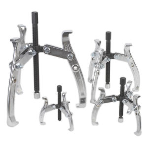 Sealey Reversible Triple Leg Puller Set 4pc (AK79)