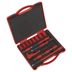 Sealey Premier Insulated Socket Set 3/8"Sq Drive 16pc - VDE Approved (AK7940)