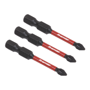 Sealey Premier Phillips Impact Power Tool Bits #1 x 50mm 3pc (AK8229)
