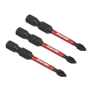 Sealey Premier Pozi Impact Power Tool Bits #1 x 50mm 3pc (AK8232)