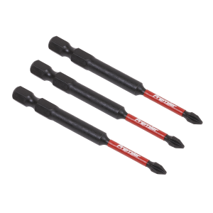 Sealey Premier Phillips Impact Power Tool Bits #1 x 75mm 3pc (AK8254)
