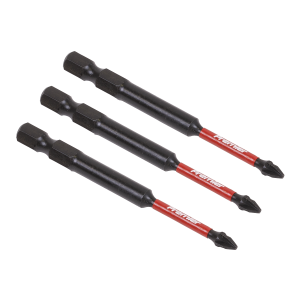 Sealey Premier Pozi Impact Power Tool Bits #1 x 75mm 3pc (AK8257)