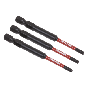 Sealey Premier Hex Impact Power Tool Bits 3 x 75mm 3pc (AK8261)