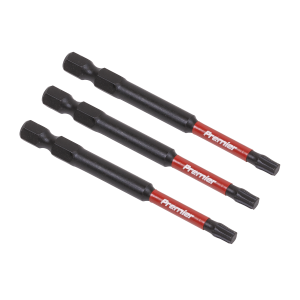 Sealey Premier TRX-Star* Impact Power Tool Bits T25 x 75mm 3pc (AK8268)