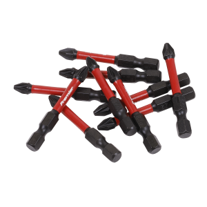 Sealey Premier Pozi Impact Power Tool Bits #2 x 50mm 10pc (AK8275)