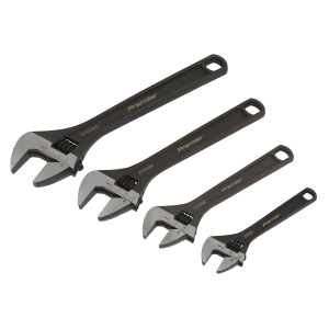 Sealey Premier Adjustable Wrench Set 4pc (AK9567)
