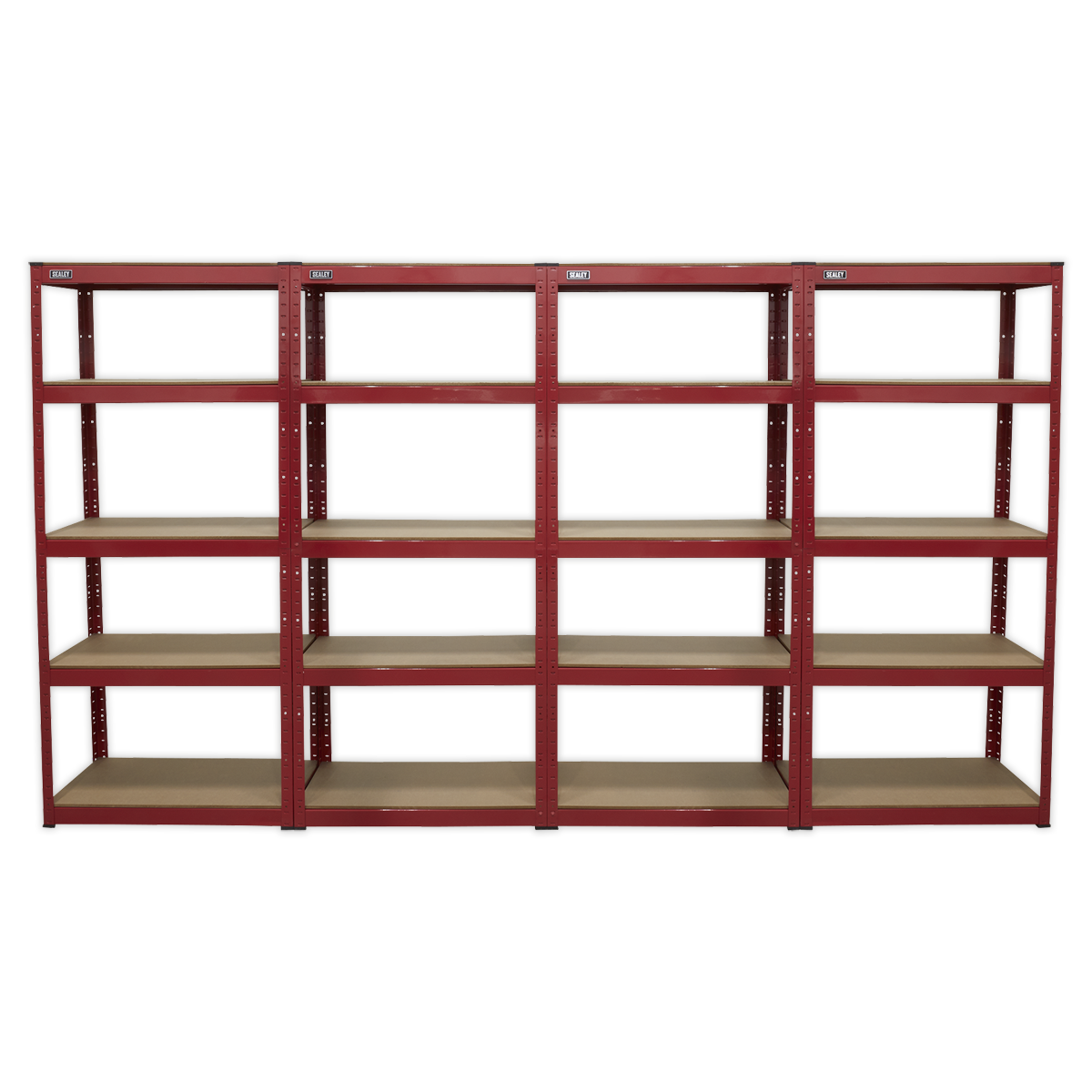 Sealey Racking Unit with 5 Shelves 150kg Capacity Per Level - Set of 4 (AP6150COMBO)