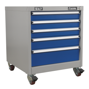 Sealey Premier Industrial™ Mobile Industrial Cabinet 5 Drawer (API5657B)