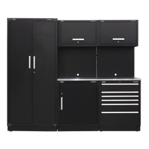 Sealey Premier™ Storage System with Stainless Worktop 2.48m (APMSCOMBO1SS)