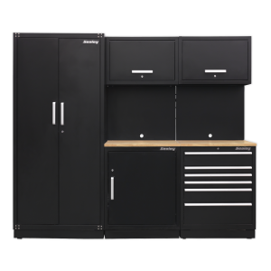 Sealey Premier™ Storage System with Hardwood Worktop 2.48m (APMSCOMBO1W)